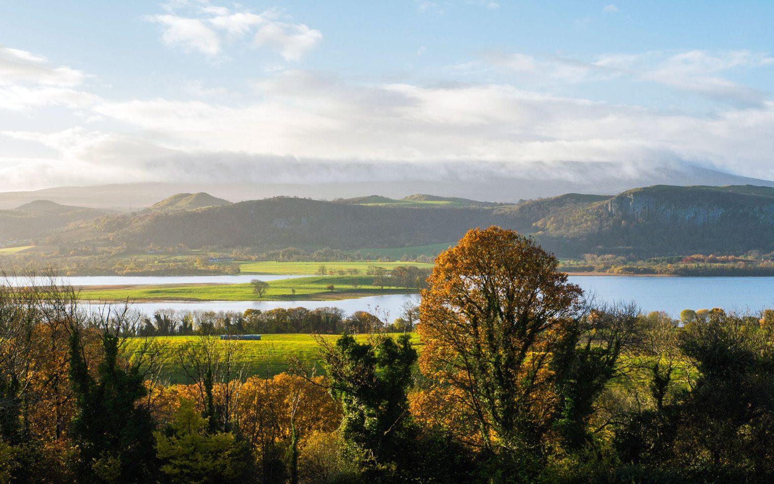 Picturesque Fermanagh view of Lower Lough Mcnean